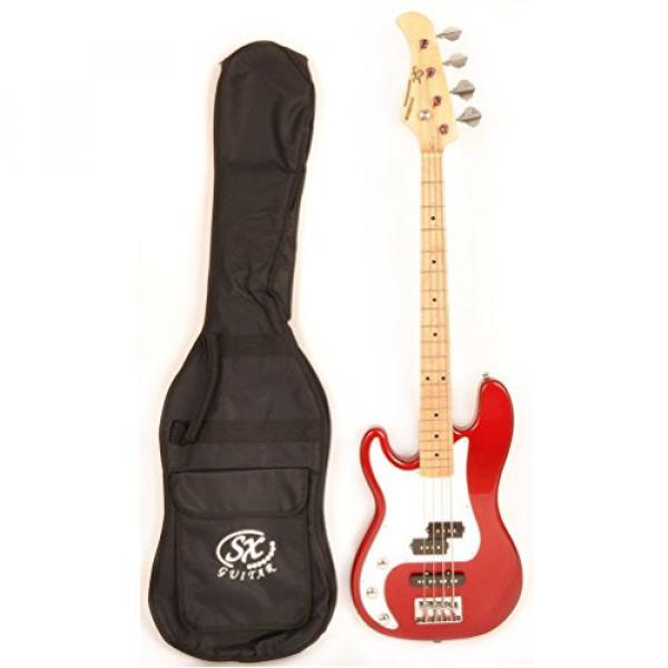 SX Ursa 3 JR MN ALDER CAR Left Handed 3/4 Size Bass Guitar with Bag