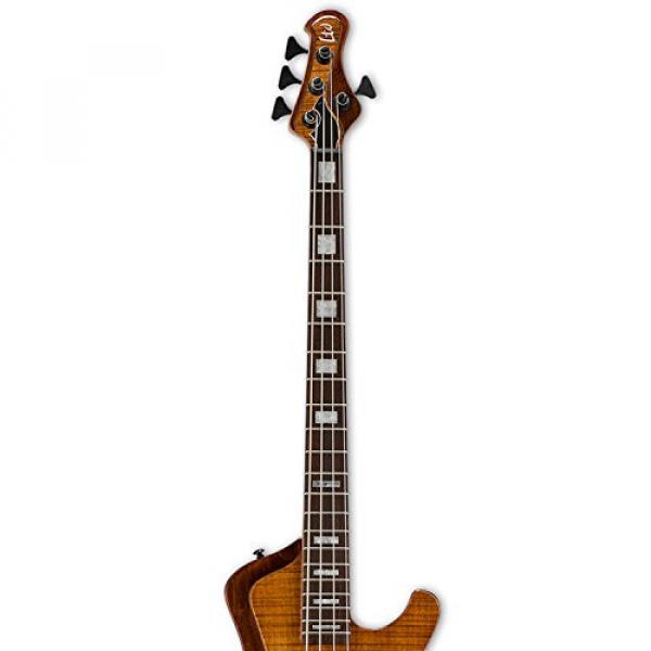 ESP LSTREAM1004FMWBR Bass Guitar, Walnut Brown