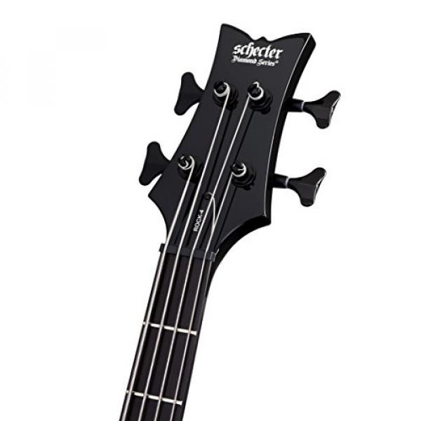 Schecter 2841 4-String Bass Guitar, Gloss Black