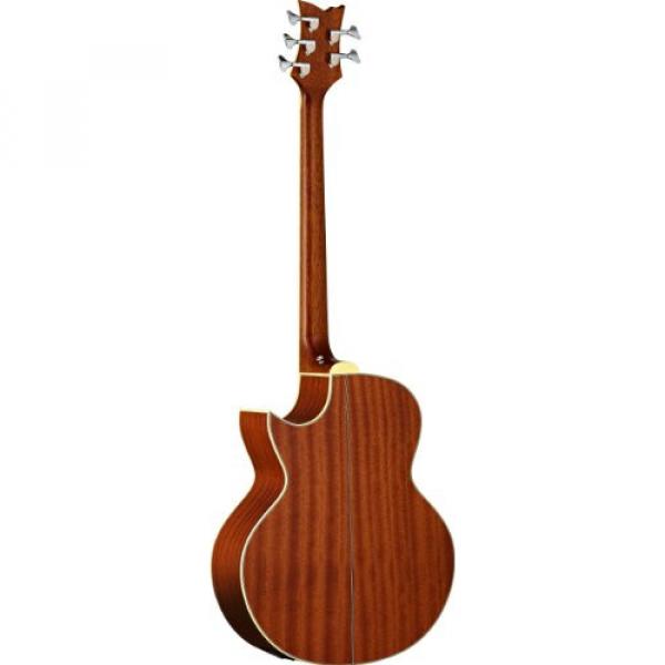 Ortega Guitars D1-5 Deep Series One 5-String Acoustic Bass with Solid Spruce Top and Mahogany Body, Gloss