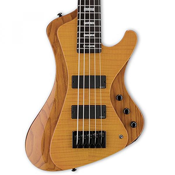 ESP LSTREAM1005FMHN 5-String Bass Guitar, Honey Natural Gloss