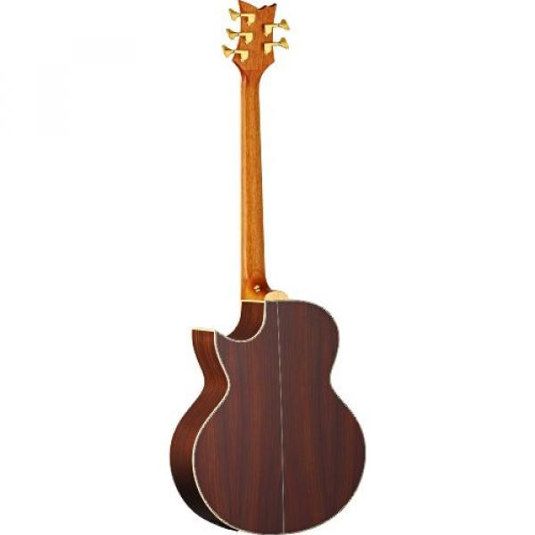 Ortega Guitars D2-5 Deep Series Two 5-String Acoustic Bass with Solid Cedar Top, Rosewood Body, Satin Finish