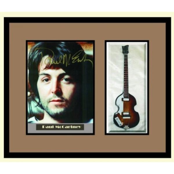 PAUL McCARTNEY Guitar Shadowbox Shadow Box Frame Beatles