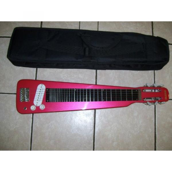 Lap Steel guitar with case, Red