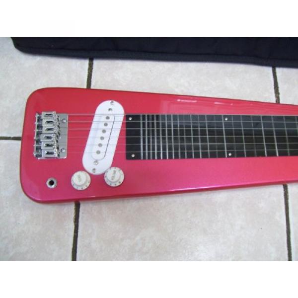 Lap Steel guitar with case, Red