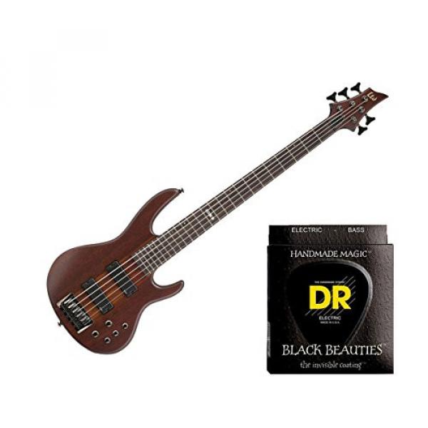 ESP LTD D-5 Natural Satin w/2 Sets DR Strings BKB5-45