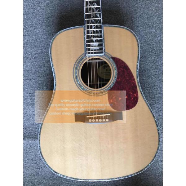 Custom Best Acoustic Martin D-45 Vine Inlays Acoustic Guitar(Top quality)